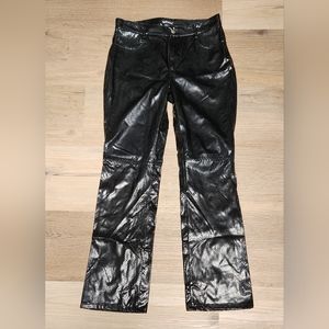 Vintage 90's Women's Dollhouse Faux Leather Pants  sz M (BIN C)